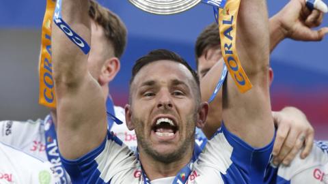 Leeds and Luke Gale celebrate 2020 Challenge Cup win