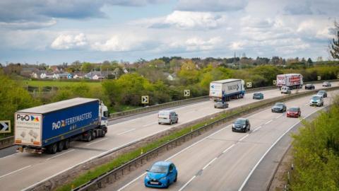 The A12 near Chelmsford