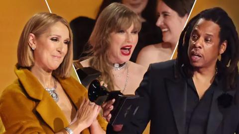 Celine Dion, Taylor Swift and Jay Z