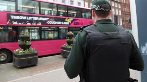 Police officer in Belfast