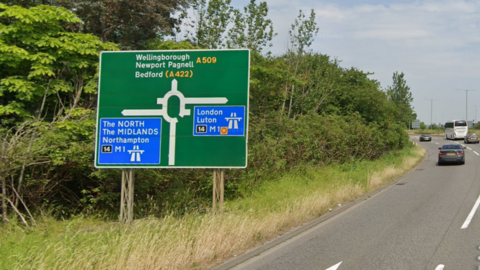 A509 sign