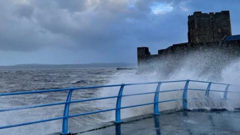 Carrickfergus storm