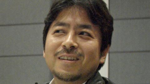 Manga Star and Inventor of Yu-gi-oh Cards Japanese Cartoonist Kazuki Takahashi at the Leipzig Book Fair Saturday 19 March 2005