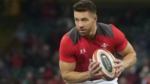 Rhys Webb in action for Wales