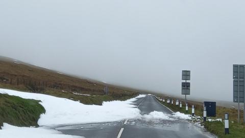 Snow on the Mountain Road