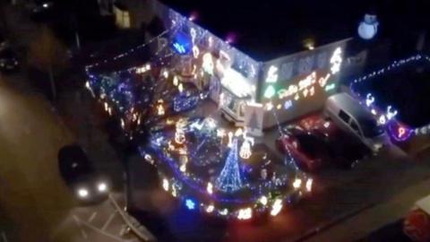 Christmas lights in Coventry