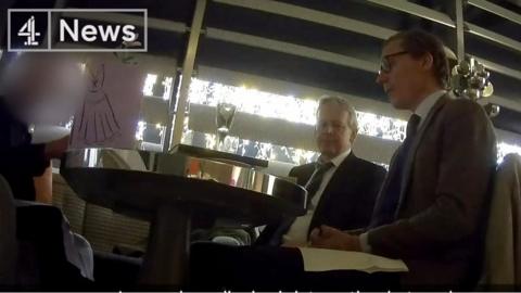 Footage appears to shows CEO Alexander Nix suggesting tactics his company could use to discredit politicians.