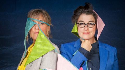 Mel Giedroyc and Sue Perkins