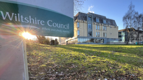 Wiltshire Council's County Hall in Trowbridge