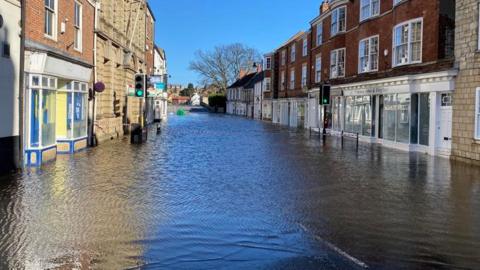 Flooded Tadcaster