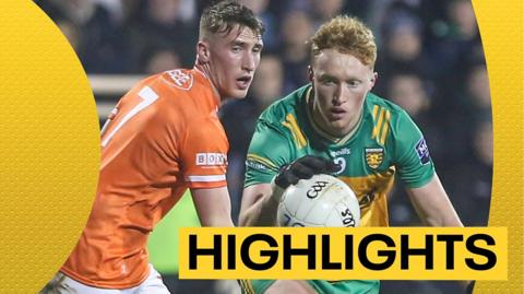 Action from Donegal versus Armagh