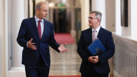 Micheál Martin and Sir Jeffrey Donaldson