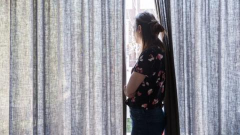 Woman in window