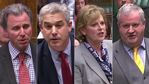 Oliver Letwin, Steven Barclay, Anna Soubry and Ian Blackford