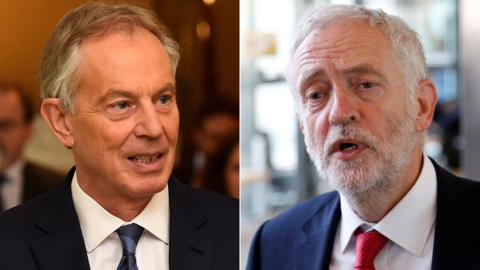 Tony Blair, Jeremy Corbyn