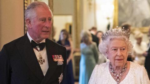 Prince Charles and the Queen