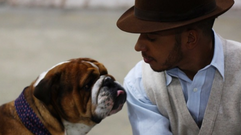 Lewis Hamilton and Roscoe