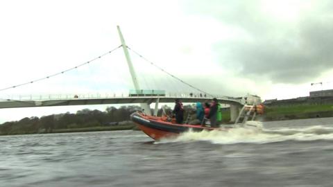 Boat on the River Foyle