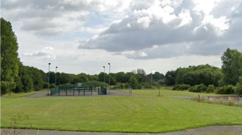 The multi use games area at Thorntree