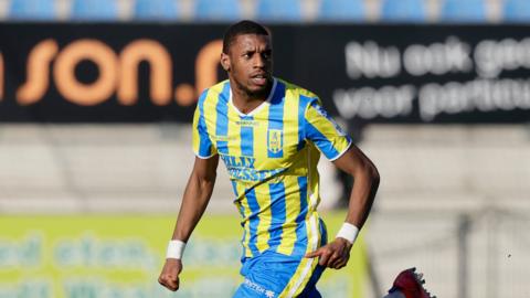 Comoros' Said Bakari in action for Dutch side RKC Waalwijk