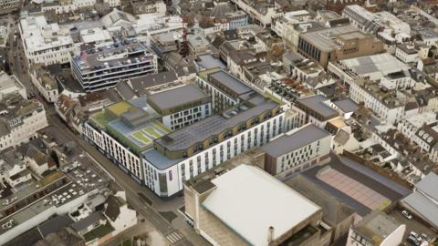 CGI of Bath Street development