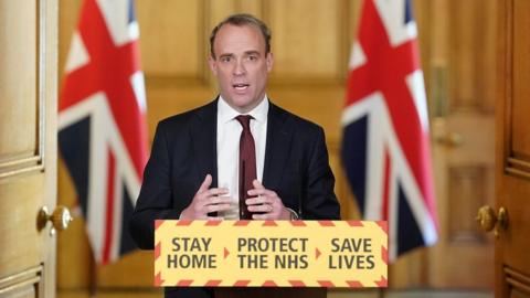 Foreign Secretary Dominic Raab