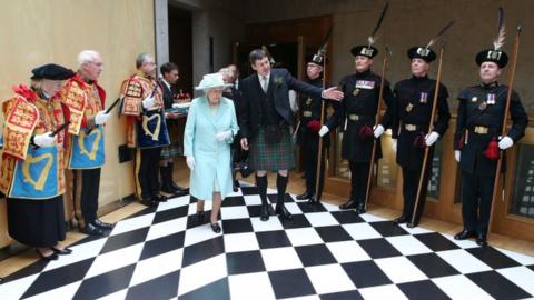 Queen at Holyrood