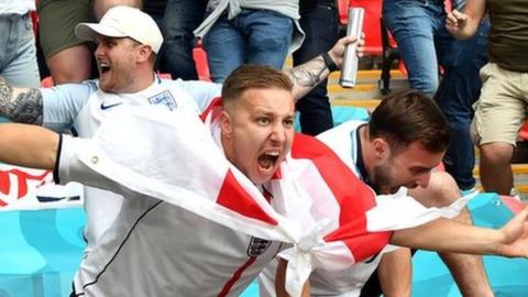 Fans at Wembley