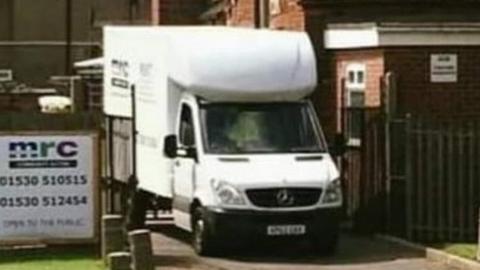The charity's van before it was stolen