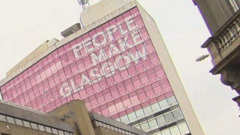 Glasgow city sign