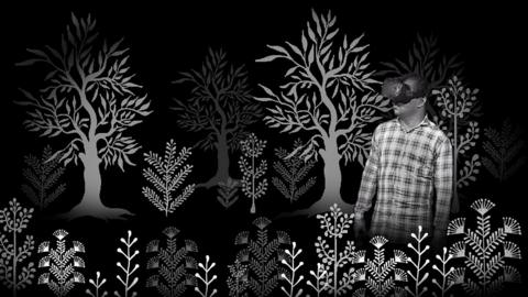 Warli artist Rajesh Wangad