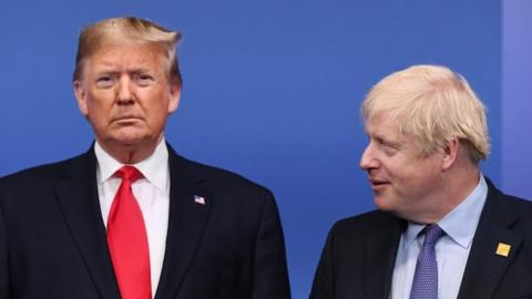 US President Donald Trump and UK Prime Minister Boris Johnson