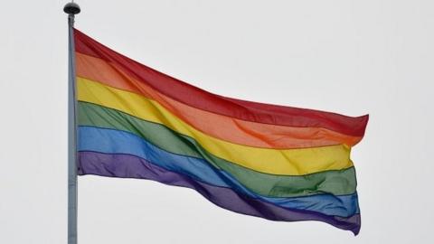 Rainbow pride flag