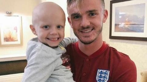 Sophie Taylor with James maddison