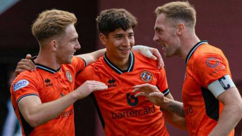 Dundee United celebrate