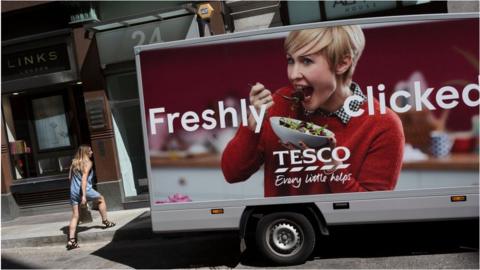 Tesco van