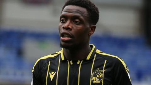 David Tutonda in action for Bristol Rovers