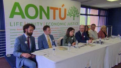 Aontú launched its manifesto in west Belfast