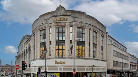 The former Beatties building in Wolverhampton