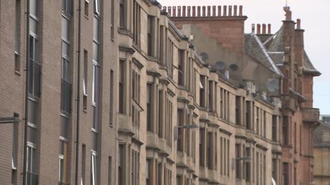 Homes of asylum seekers in Glasgow