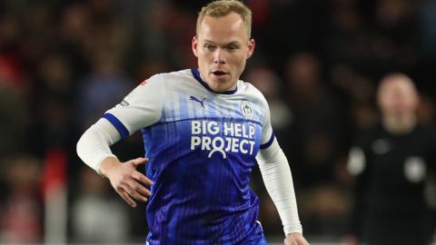 Anthony Scully in action for Wigan Athletic