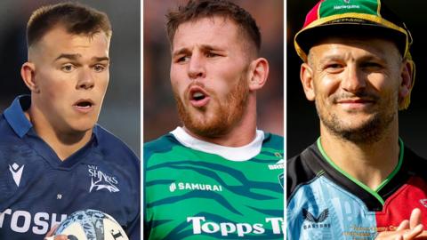 Joe Carpenter, Freddie Steward and Danny Care in a composite image