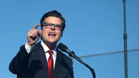 Matt Gaetz at an event on 12 October, 2024 