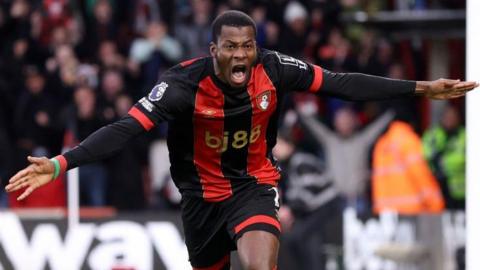 Dango Ouattara scores in the Premier League
