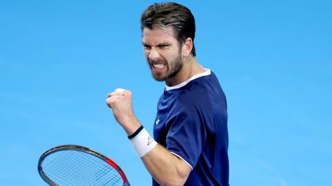 Cameron Norrie celebrates
