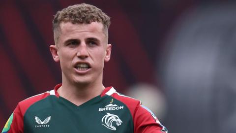 Billy Searle in action for Leicester Tigers