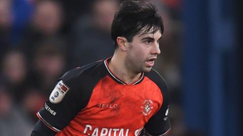 Luton Town's Liam Walsh