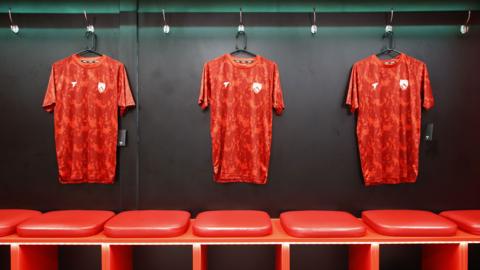 Morecambe dressing room