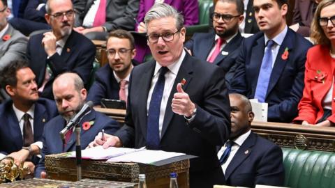 Sir Keir Starmer speaking in the House of Commons