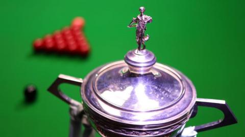 World Snooker Championship trophy